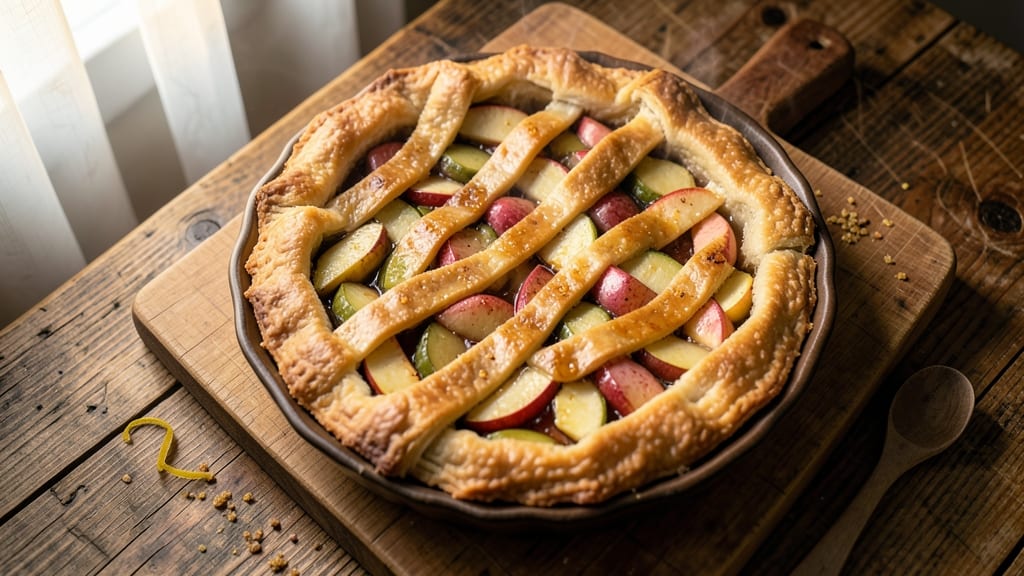 Anna Olson's Apple Pie Recipe: Homestyle Lattice Crust With Bursting Spiced Filling