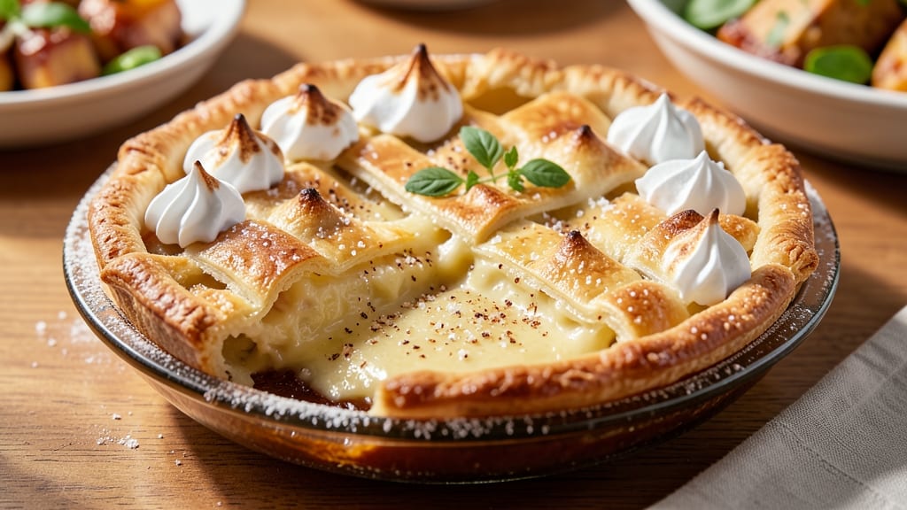 S&S Cafeteria Egg Custard Pie Recipe: Nostalgic Vanilla Cream Magic