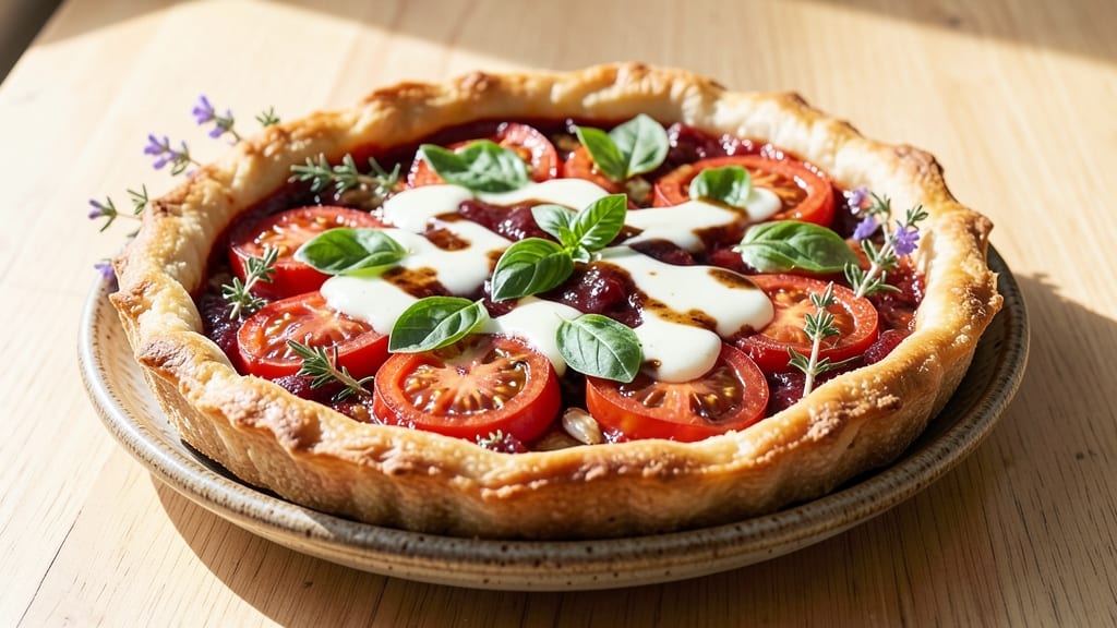 4th of May Tomato Pie Recipe: Herb-Infused Filling with Buttery Lattice Crust
