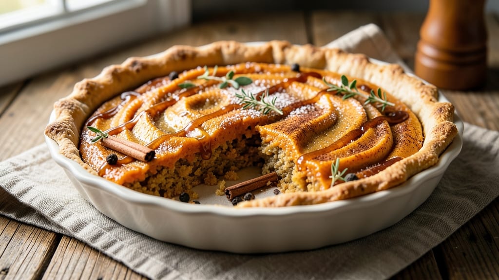 All Natural Pumpkin Pie Recipe: Spiced Filling With Foil-Sealed Crust Brilliance