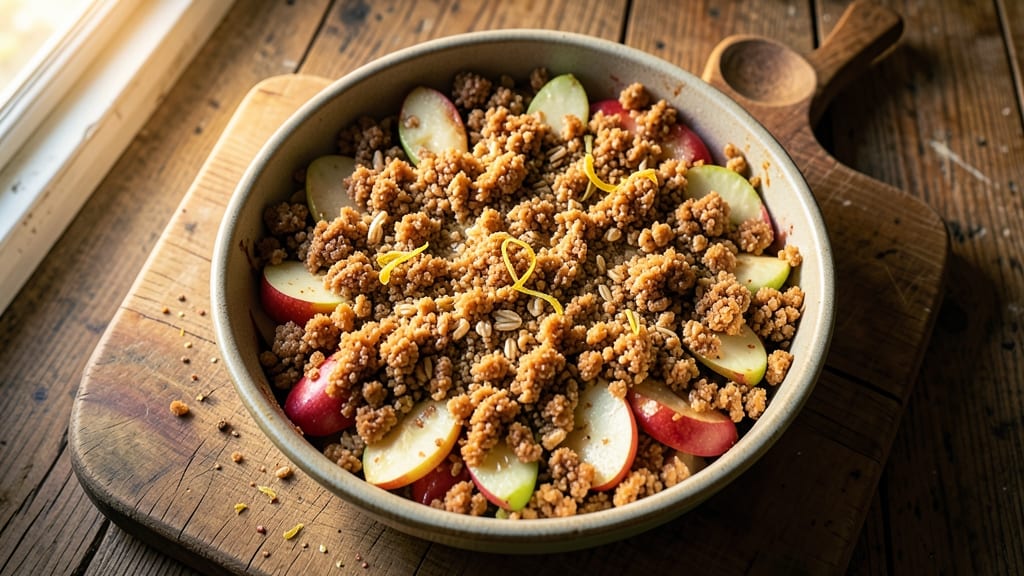 Apple Crisp Pie Recipe With Crumb Topping: Warm Spice Crunch Over Melty Apple Filling