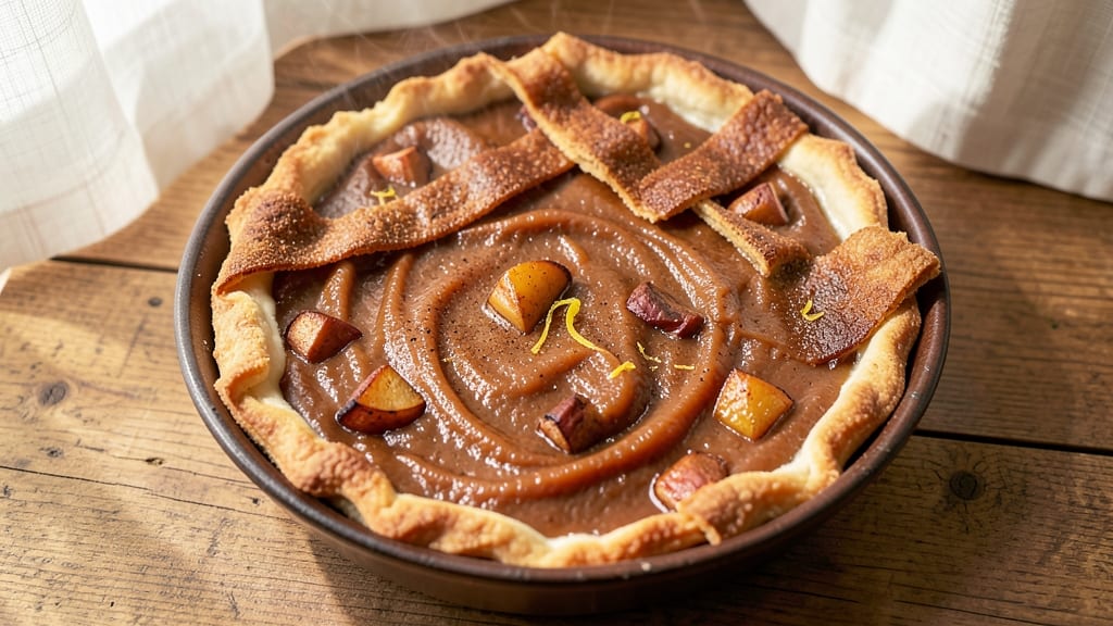 Soulful Sweet Potato Pie Recipe: Spiced Filling and Foil-Sealed Crust Harmony