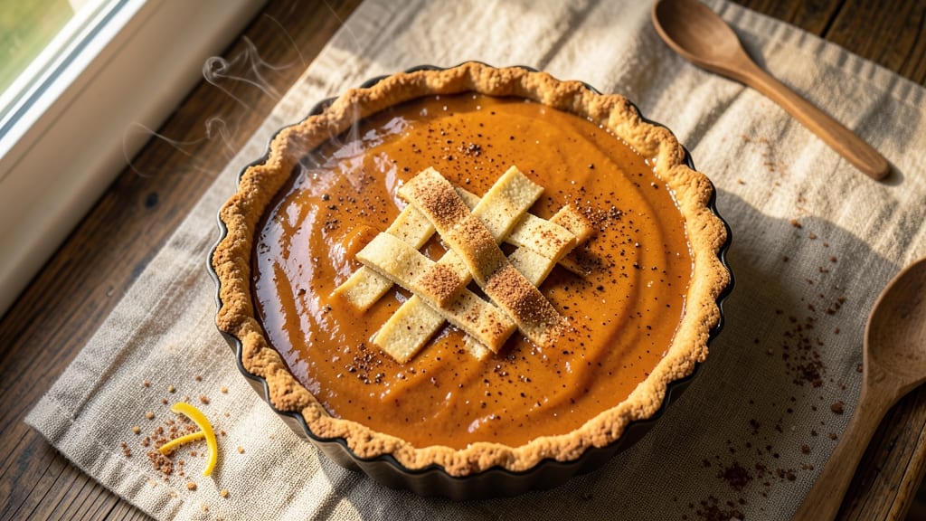 Soul Food Pumpkin Pie Recipe: Deep Spiced Filling with Foil-Sealed Crust Edge