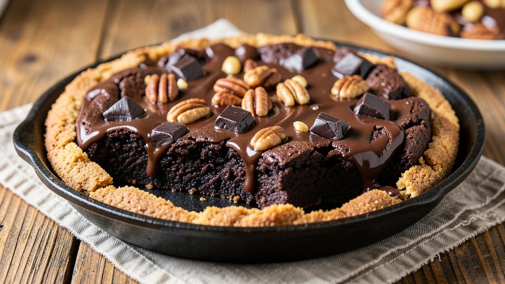 Appalachian Fudge Brownie Pie Recipe: Rich Chocolate Layers With Vanilla Swirls