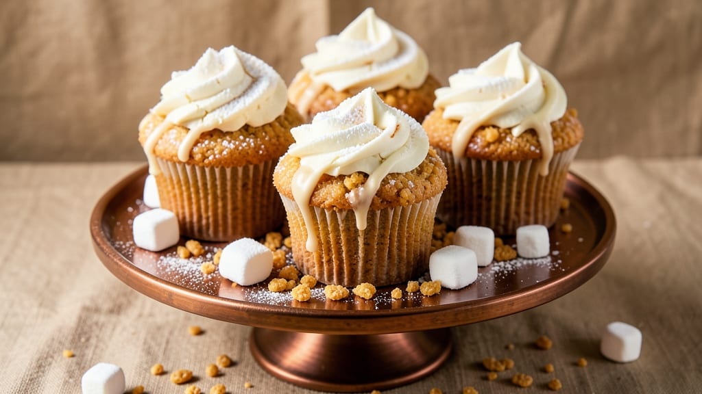 Rice Krispie Cupcakes Recipe: Crunchy Clusters With Marshmallow Swirl Magic