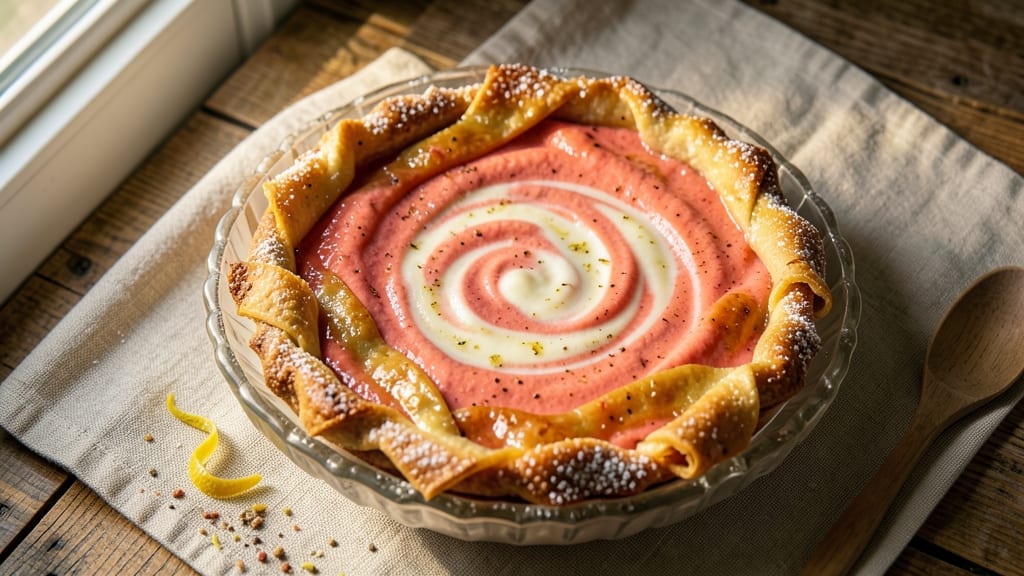 Abuelos Margarita Pie Recipe: Crunchy Vanilla Streusel Over Creamy Lime Filling