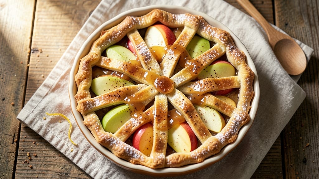 Soft Apple Pie Recipe: Buttery Streusel Hugs Juicy Filling