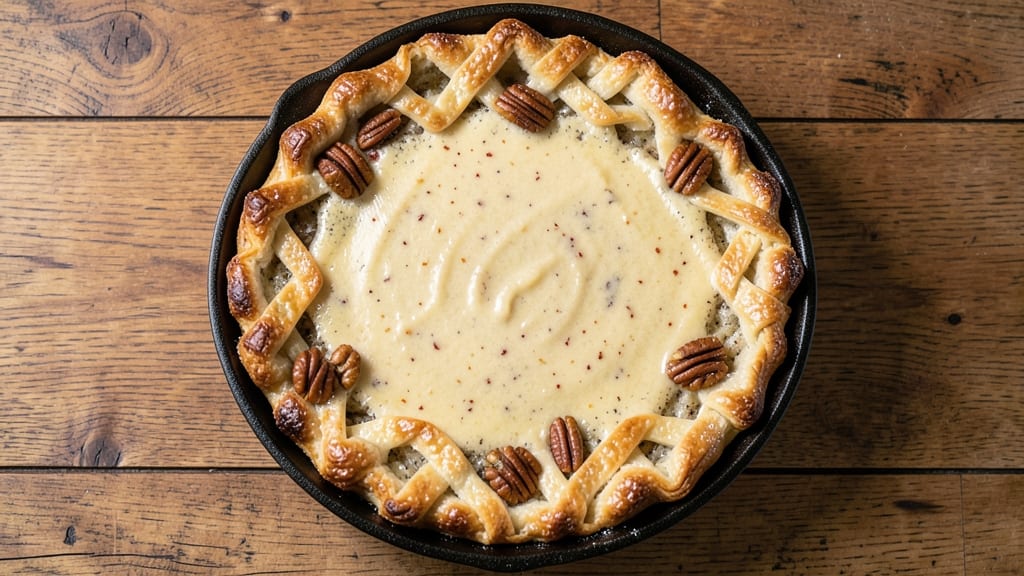 Soul Food Chess Pie Recipe: Buttery Streusel Crunch Over Creamy Vanilla Filling