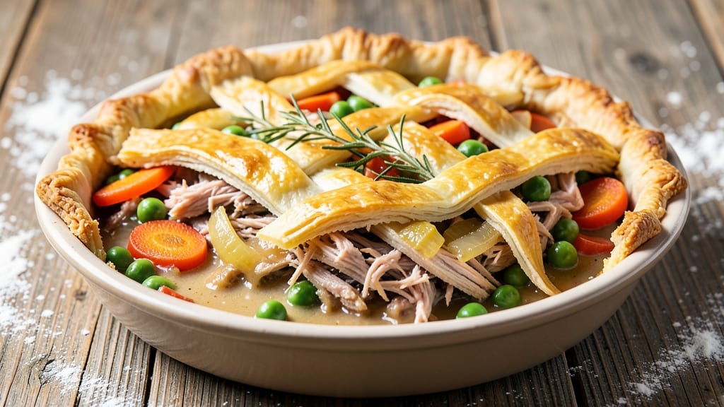 Ree Drummond's Turkey Pot Pie Recipe: Homestyle Gravy and Fluffy Crust in One Dish
