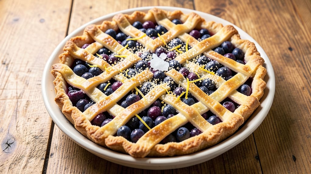 Alaska Blueberry Pie Recipe: Arctic-Sweet Tartness With Buttery Lattice Crust