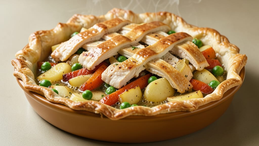 Chicken Pot Pie Recipe No Cream: Savory Gravy and Flaky Topping Harmony