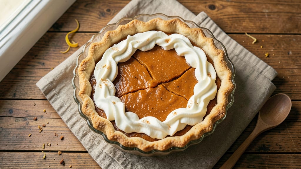 Pumpkin Pie Recipe With Blind Baked Crust: Spiced Filling and Foil-Sealed Crust Mastery