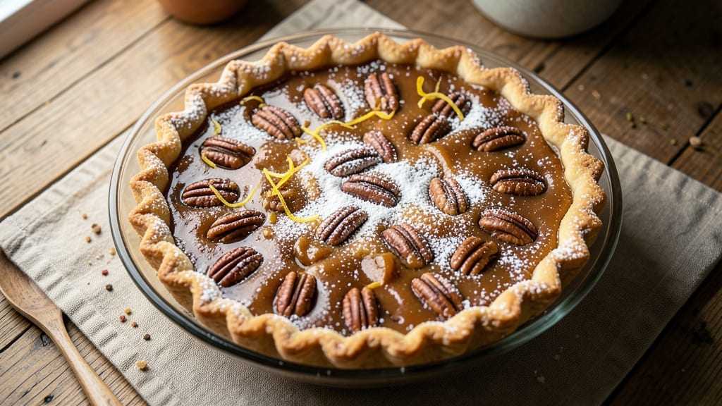 8-Inch Pecan Pie Recipe: Deep Dish with Crunchy Top and Gooey Center