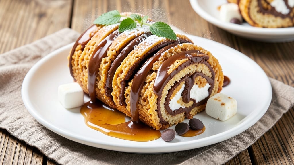 Rice Krispie Chocolate Rolls Recipe: Crispy Edges and Fudgy Centers