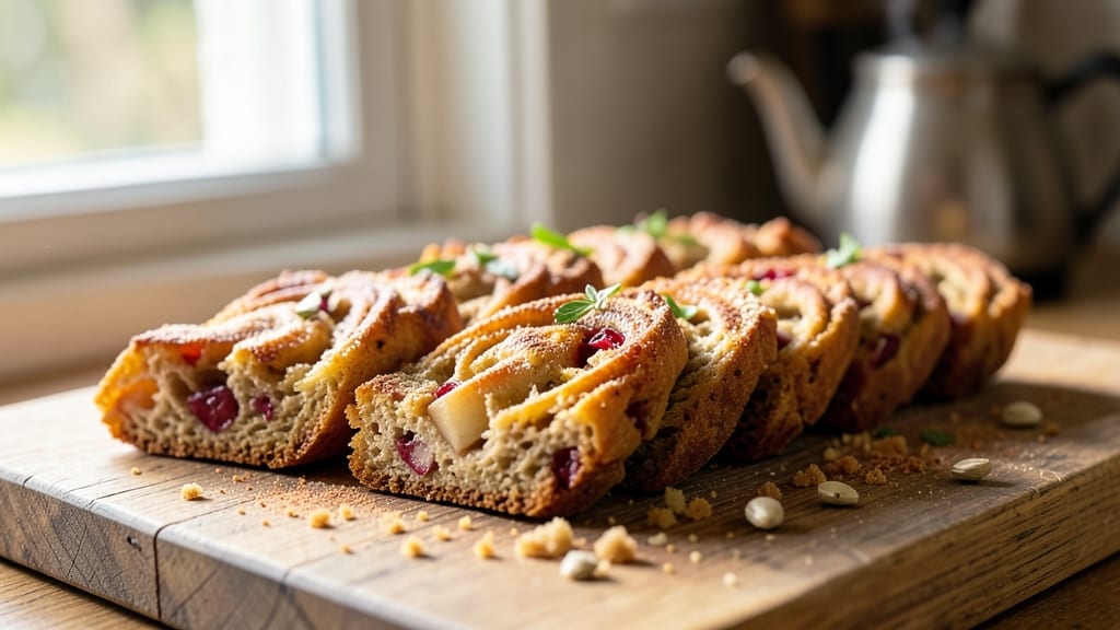 Apple Pie Biscotti Recipe: Crunchy Vanilla-Cinnamon Clusters for Dipping