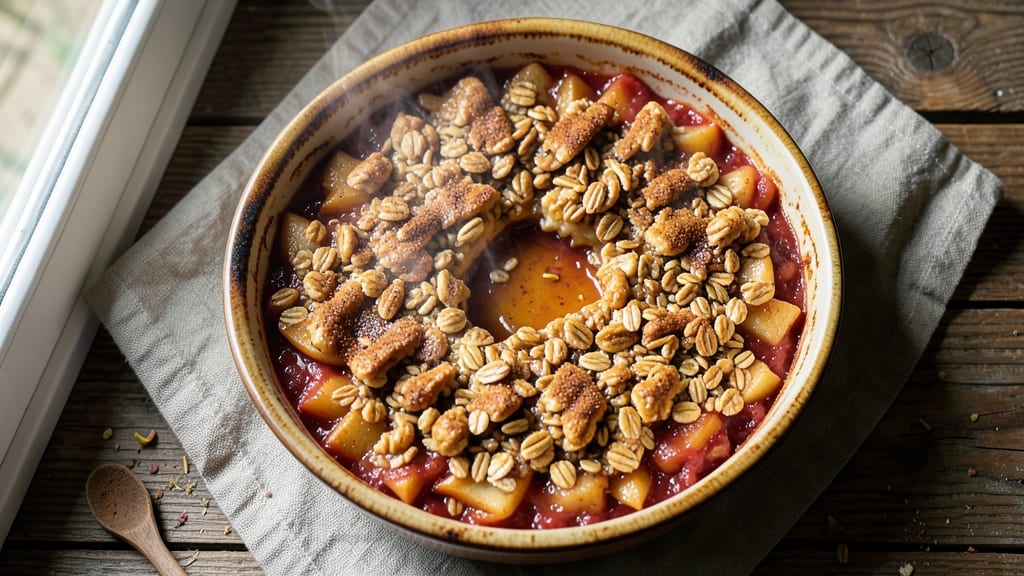 Apple Crisp Recipe With Apple Pie Filling And Oats: Buttery Oat Streusel That Melts Into Golden Crunch