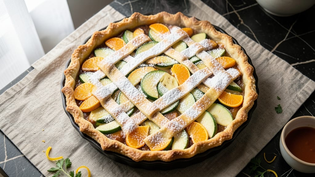Apple And Orange Pie Recipe: Zesty Citrus Swirls With Buttery Lattice Crust