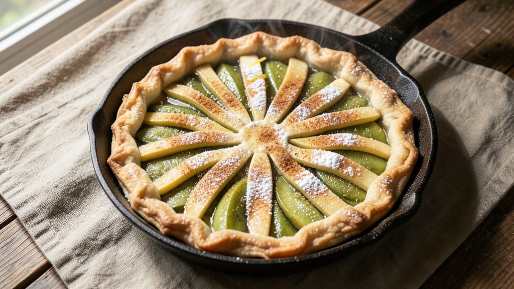 Simple 3-Ingredient Apple Pie Recipe: No-Roll Crust, Foil-Sealed Golden Crunch