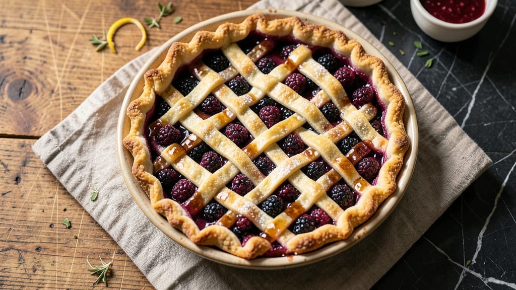 Amish Black Raspberry Pie Recipe: Deep Purple Swirls and Buttery Crust Mastery