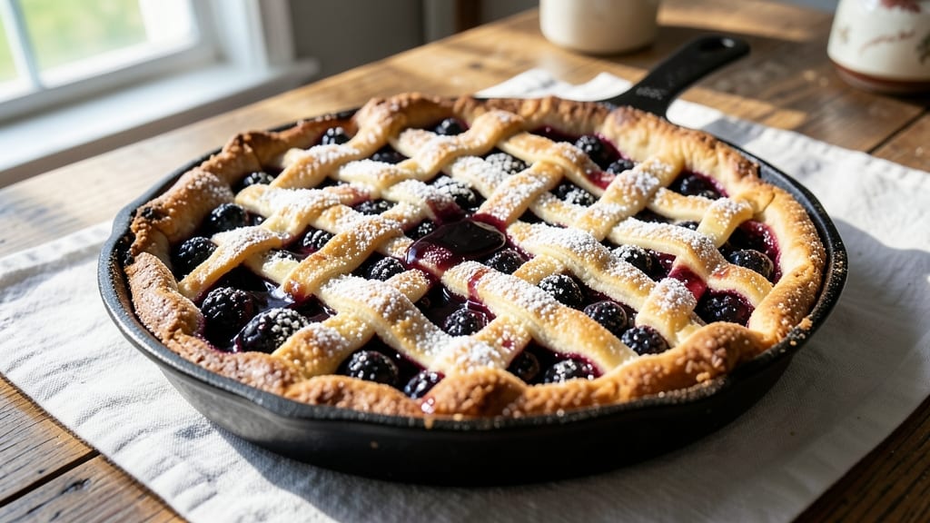 Amish Blackberry Pie Recipe: Rustic Crust and Bursting Fruit Filling