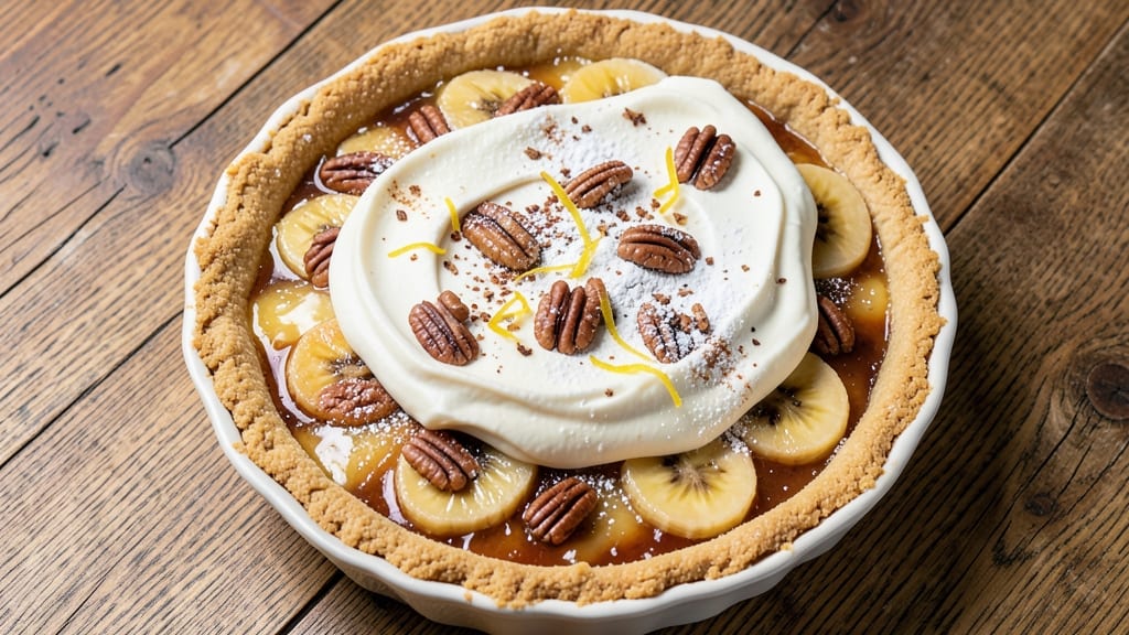 Quick Banana Pie Recipe: 30-Minute Crustless Cream Cheese Delight