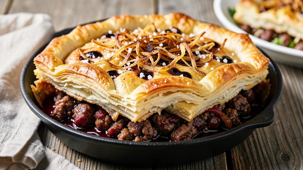 AGP Hamburger Pie Recipe: Buttery Crust Hugging Juicy Meat and Cheese