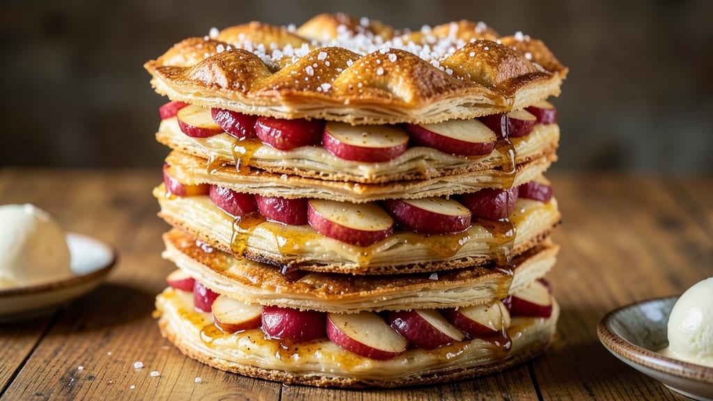 Stacked Apple Pie Recipe: Layers of Crispy Crust and Spiced Filling
