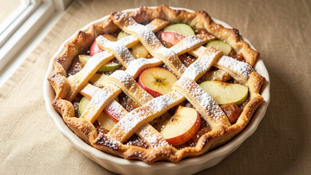 Rachel Ray's Apple Pie Recipe: Homemade Lattice Crust With Foil-Sealed Golden Edges