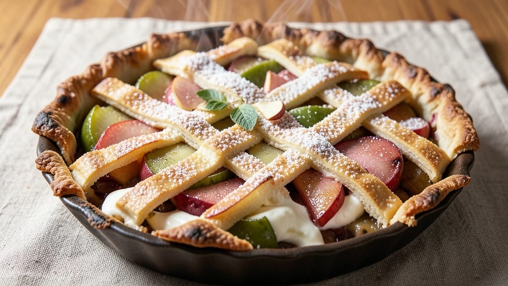 Sour Apple Pie Recipe: Tart and Sweet Balance With Buttery Lattice Crust