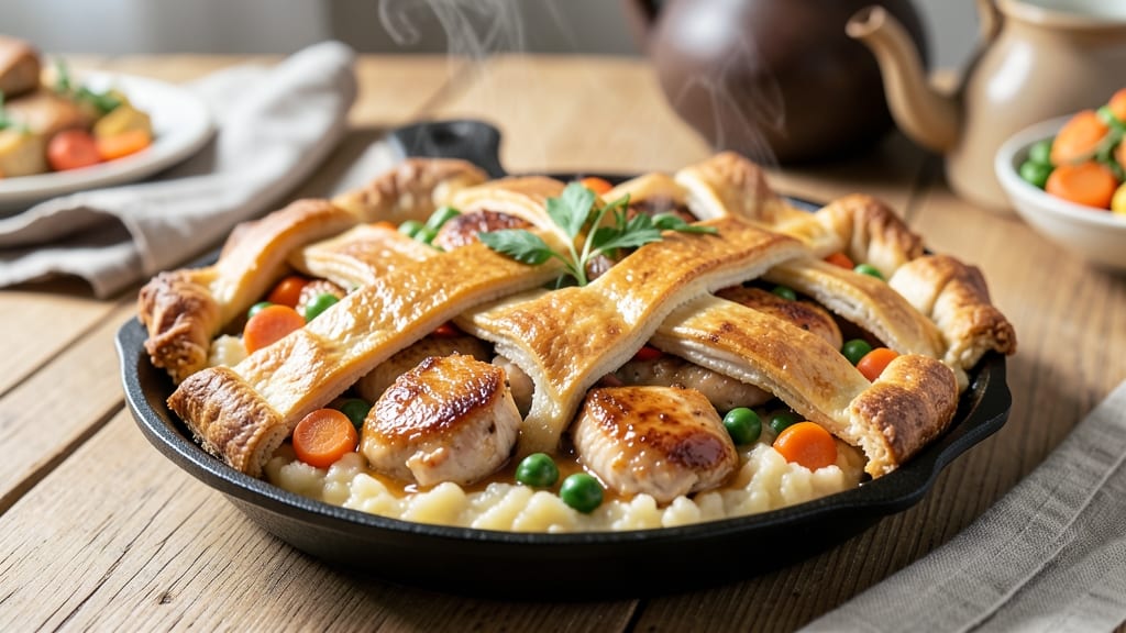 Skinnytaste Pot Pie Recipe: Lightened-Up Comfort With Foil-Sealed Crisp