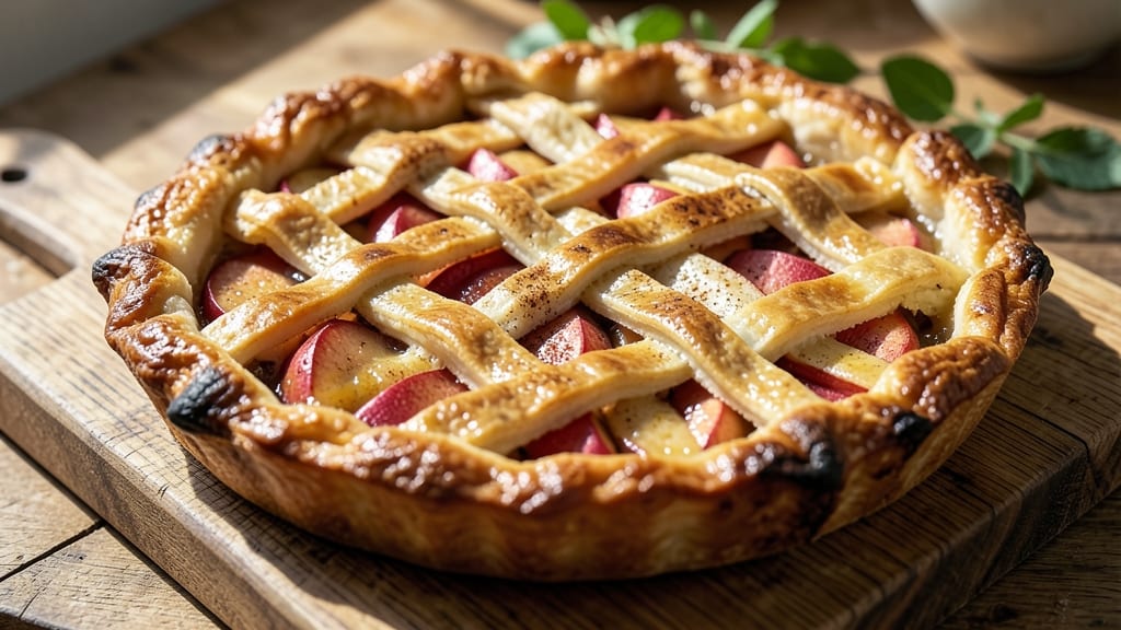Apple Pie Base Recipe: Flaky Lattice Crust With Foil-Sealed Golden Edges