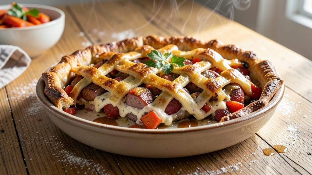 Pork Sausage Pie Recipe: Savory Meat and Golden Crust Harmony