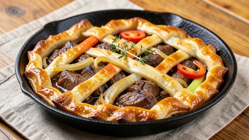 Hot Pot Pie Recipe: Hearty One-Pan Dinner With Foil-Sealed Crust