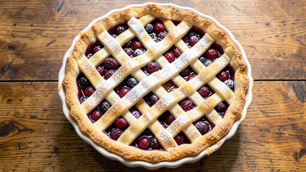 Amish Blueberry Pie Recipe: Rustic Crust, Bursting Berries, and Vanilla Swirl Magic