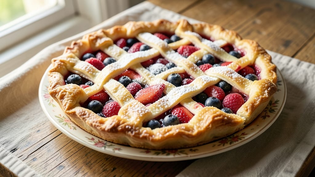 All-Berry Pie Recipe: Bursting With Summer Fruit Medley