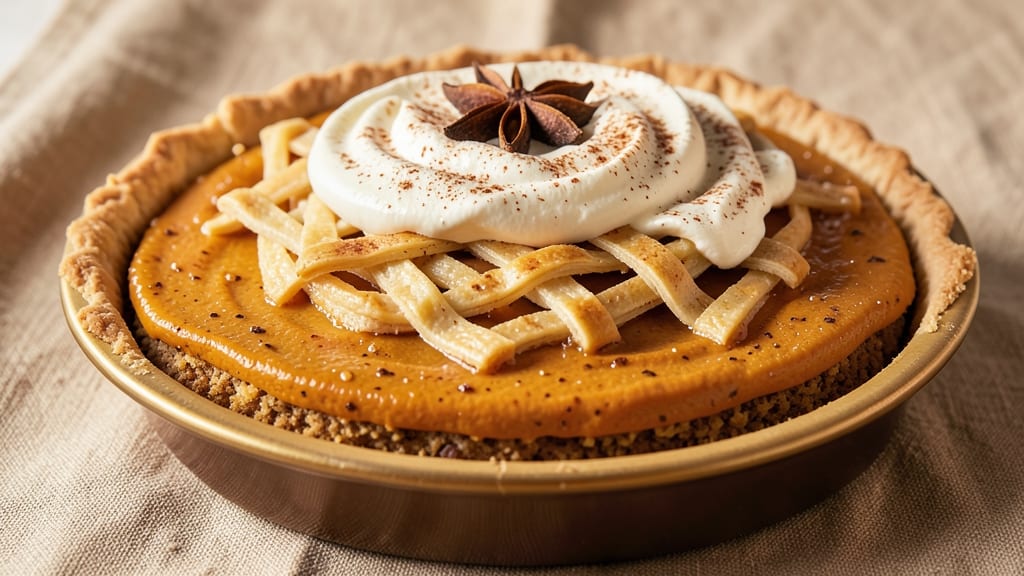 3 Layer Pumpkin Pie Recipe: Spiced Filling, Creamy Vanilla Swirl, Crunchy Streusel Top