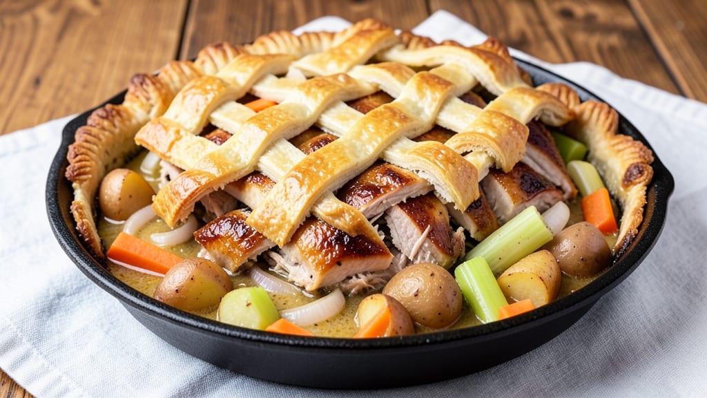 Pillsbury Grands Turkey Pot Pie Recipe: Homestyle Gravy and Flaky Crust in One Foil-Sealed Dish